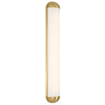 Dolo Wall Sconce - Soft Brass / White
