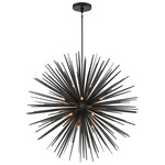 Trapani Chandelier - Metallic Black