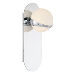 Rovigo Wall Sconce - Chrome / White