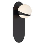 Rovigo Wall Sconce - Matte Black / White