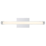 Mola Bathroom Vanity Light - Chrome / White