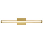 Mola Bathroom Vanity Light - Plated Brushed Gold / White