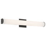 Trani Bathroom Vanity Light - Matte Black / White