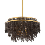 Molfetta Chandelier - Antique Brass / Espresso