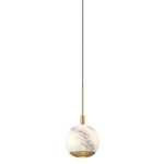 Baveno Pendant - Matte Black / Alabaster