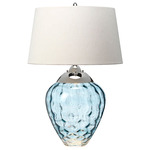 Samara Table Lamp - Blue / White
