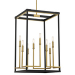 Union Estates Pendant - Coal / Soft Brass