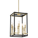Union Estates Pendant - Coal / Soft Brass