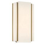Tanzac Wall Light - Soft Brass / Alabaster