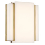 Tanzac Wall Light - Soft Brass / Alabaster