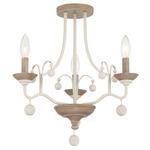 Colonial Charm Ceiling Light - Whitewash