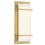 Tarnos Wall Sconce - Soft Brass / Alabaster