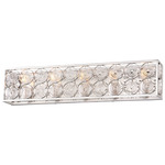 Culture Chic Bathroom Vanity Light - Silver / Clear