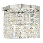 Concentus Bathroom Vanity Light - Chrome / Crystal