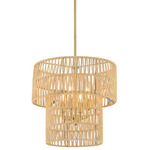 Bungalow Heaven Pendant - Soft Brass / Natural
