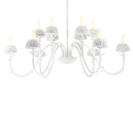 North Fork Chandelier - White