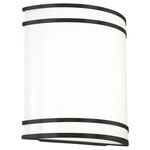 Vantage Wall Sconce - Coal / White