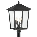 Noble Hill Outdoor Post Mount - Sand Coal / Clear