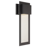 Westgate Outdoor Wall Light - Sand Coal / Clear Seeded