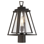Sleepy Hollow Outdoor Post Mount - Bronze / Clear Seeded