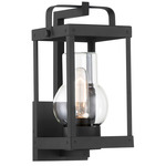 Sullivans Landing Outdoor Wall Light - Sand Coal / Clear