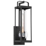 Sullivans Landing Outdoor Wall Light - Sand Coal / Clear