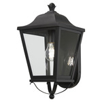 Savannah Outdoor Wall Light - Sand Coal / Clear