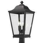 Savannah Outdoor Post Mount - Sand Coal / Clear