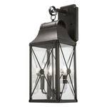 De Luz Outdoor Wall Light - Oil Rubbed Bronze / Clear