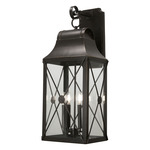 De Luz Outdoor Wall Light - Oil Rubbed Bronze / Clear
