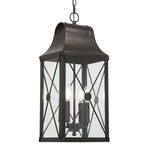 De Luz Outdoor Pendant - Oil Rubbed Bronze / Clear