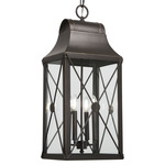 De Luz Outdoor Pendant - Oil Rubbed Bronze / Clear