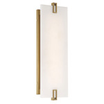 Aizen Wall Light - Soft Brass / Alabaster