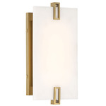 Aizen Wall Light - Soft Brass / Alabaster