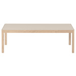 Workshop Long Coffee Table - Warm Grey Linoleum / Oak