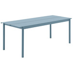 Linear Steel Table - Pale Blue