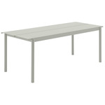 Linear Steel Table - Gray