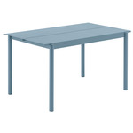 Linear Steel Table - Pale Blue