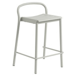 Linear Steel Stool - Grey