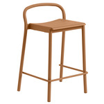 Linear Steel Stool - Burnt Orange