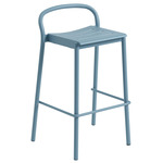 Linear Steel Stool - Pale Blue