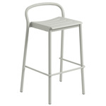 Linear Steel Stool - Grey