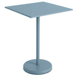 Linear Square Cafe Table - Pale Blue