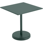 Linear Square Cafe Table - Dark Green