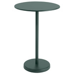 Linear Round Cafe Table - Dark Green