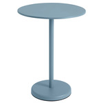 Linear Round Cafe Table - Pale Blue