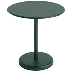 Linear Round Cafe Table - Dark Green