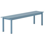 Linear Steel Bench - Pale Blue