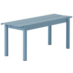 Linear Steel Bench - Pale Blue