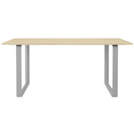 70/70 Dining Table - Gray / Solid Oak